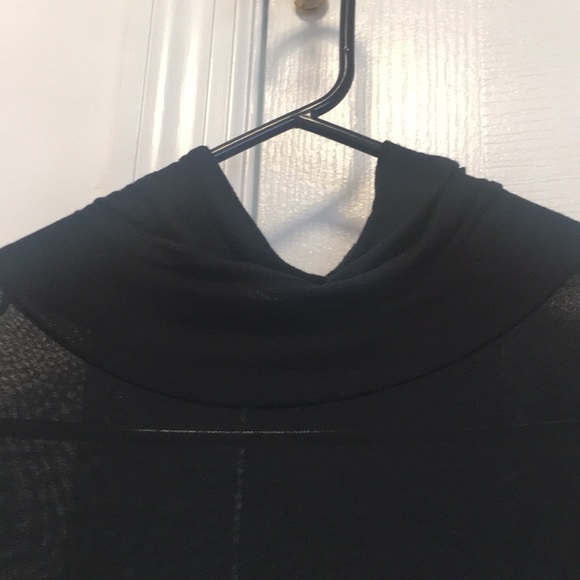 Rampage Heart Moon Star Long Sleeve Sheer Top - Picture 6 of 7